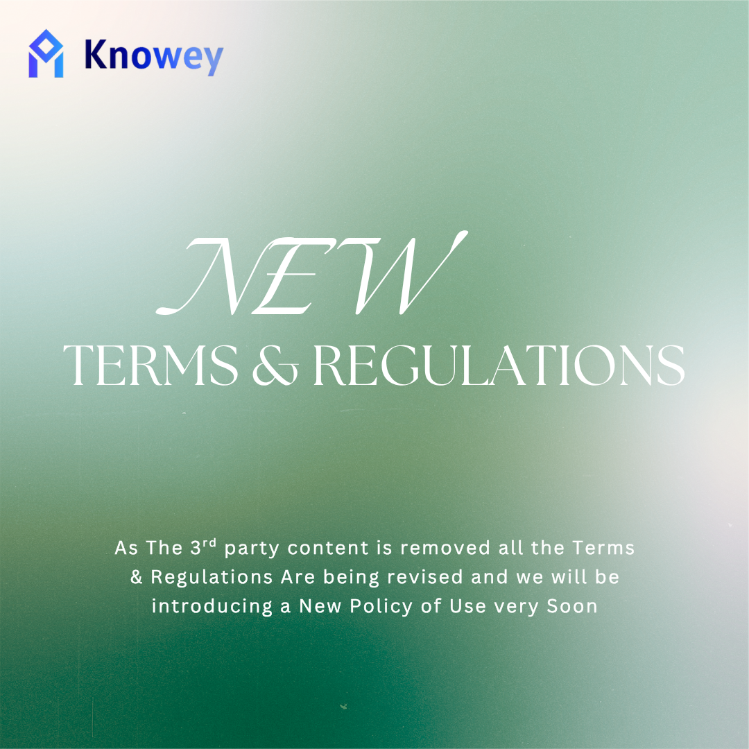 New Terms and Regulations banner